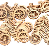 Bicycle Die Cut Wooden Chipboard embellishments  Scrapbook DIY Crafts 10pcs/set 45X59mm