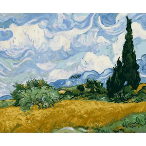 Paint By Numbers DIY Oil Painting Canvas Figure Frameless "Van Gogh Paintings"