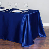 Rectangle Satin Tablecloth Wedding Christmas Events Banquet Table set 1