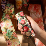 50mm*2m flowers Washi Tape Creativity Scrapbooking Junk Journal DIY scrapbooking