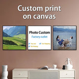 Custom Canvas HD Print Customize Your Picture  - Wall Art, Poster, Photos - Home Decor