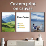 Custom Canvas HD Print Customize Your Picture  - Wall Art, Poster, Photos - Home Decor