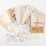 30 Sheets Material Paper Coffee & Tea  stained Decorative Paper DIY Scrapbooking Journaling