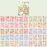 50 Unrepeated Patterns Decorative Stationery Stickers DIY Diary Journal Scrapbooking
