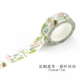 1.5cm Wide Classical Chinese Ink Painting Washi Tape DIY Scrapbooking Journals