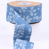 10Yards 25MM 38mm Bouquet/Leaf/Print/Denim Ribbon Make Bowknots Kids Hair Accessories Material Handmade Carfts Gift