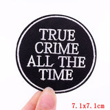 Cartoon Patch Rainbow Letter Iron On Patches For Clothing Applique