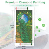5D diamond embroidery painting full round/ square "Peacocks"