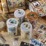 Vintage Natural Post Office Masking Washi Tape Retro Stamp DIY Scrapbooking Journals