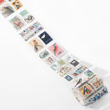 Vintage Natural Post Office Masking Washi Tape Retro Stamp DIY Scrapbooking Journals