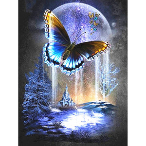 5D DIY Diamond painting full square/round drill "Butterfly"