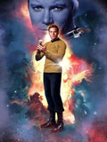 5D diamond embroidery painting full round/ square "Star Trek -Captain Kirk"