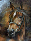 5D diamond embroidery painting full round/ square "Horses"