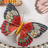 Butterfly Embroidery Kits With Hoop DIY Hand Brooch