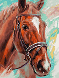 5D diamond embroidery painting full round/ square "Horses"