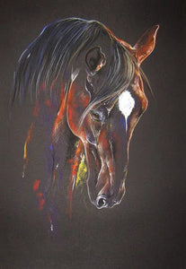 5D diamond embroidery painting full round/ square "Horses"