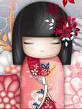 5D DIY Full Square/ Round Drill Diamond Painting "Cartoon Asian Girl - B"