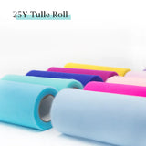 25 Yards x 15cm Tulle Roll Spool Organza Baby Shower Decor Party Supplies