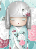 5D DIY Full Square/ Round Drill Diamond Painting "Cartoon Asian Girl - B"