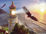 5D diamond embroidery painting full round/ square "Lighthouse"
