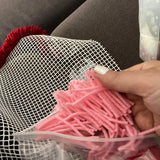 Acrylic Yarn Thread For Latch Hook Rug 6CM Length 200pcs x 10 Bunches  - 45 Colors