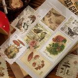 60pcs/bag Vintage Antique Plant stamps DIY diary scrapbooking