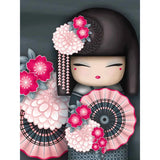 5D DIY Full Square/ Round Drill Diamond Painting "Cartoon Asian girl"