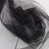 10m/lot 48cm Sheer Crystal Organza Tulle Roll Fabric for Wedding Party Decoration