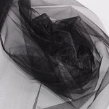 10m x 48cm Sheer Crystal Organza Tulle Roll Fabric for Wedding Party Decoration