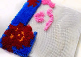 Acrylic Yarn Thread For Latch Hook Rug 6CM Length 200pcs x 10 Bunches  - 45 Colors