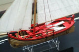 DIY  Scale 1/50 ship model Mini sailboat wooden