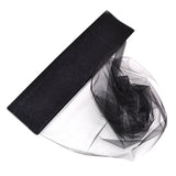 10m/lot 48cm Sheer Crystal Organza Tulle Roll Fabric for Wedding Party Decoration