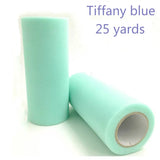 25 yards 15cm Tulle Roll Fabric Spool Fabric for Wedding Party Decoration