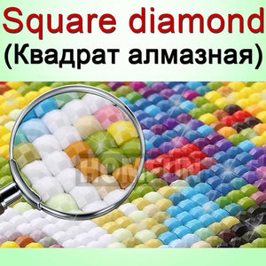 5D DIY Diamond Painting Make Your Own Diamond Painting Full Square/ Round Custom painting
