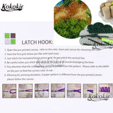 Latch hook DIY rug kit preprinted "Lion King" approx 52x38cm