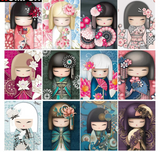 5D DIY Full Square/ Round Drill Diamond Painting "Cartoon Asian girl"