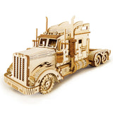 DIY 3D Wooden Puzzle Model Kits to Build "Vehicles"