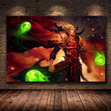 Wall Art Canvas Prints World of Warcraft Home Decor set A