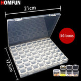 28/56 Slots Diamond Painting Plastic Storage Box Accessory Case