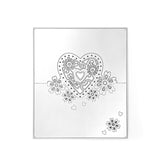 Metal Cutting Dies Heart Shape Place Cards Wedding Name for DIY Craft Making Card Scrapbooking