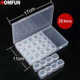 28/56 Slots Diamond Painting Plastic Storage Box Accessory Case