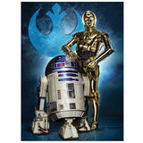 5D DIY  Full Square/ Round  Drill Diamond Painting  "Star Wars -Droids, Yoda"