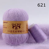 Mink  Baby Wool Crochet Yarn for Hand-Knitting, crocheting, Scarves Min order 5 Pcs