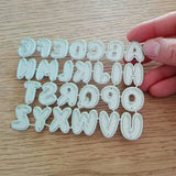 26 A-Z Alphabets Metal Cutting Dies for Scrapbooking  Paper Cards