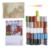 Latch hook DIY rug kit preprinted " Sea theme" approx 110x70cm