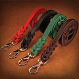 150cm Genuine Leather Strong  Dog Leash for Large Dogs