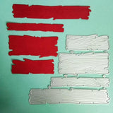 4pcs/set Planks Frame Metal Cutting Dies for Scrapbooking  Paper Cards