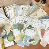 100 pcs Vintage Decorative paper Junk Journal DIY scrapbooking