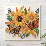 5D DIY Partial Special Shaped Drill Diamond Painting "Butterfly"