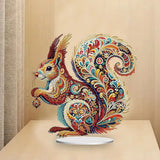 5D DIY Diamond Painting Special Shape Desk Ornament "Squirrel"